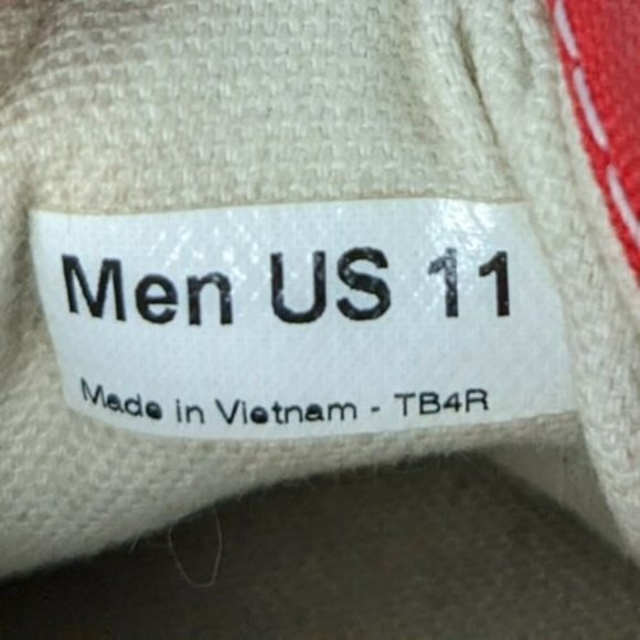 Vans Authentic Rad Pack Red Sneaker Size Men\'s US 11 Model VN-0NJV5M9 Shoes main image 5